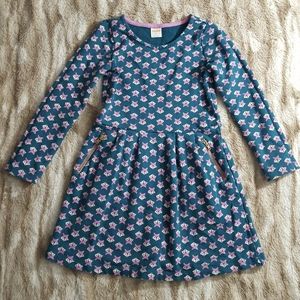 Gymboree Girls Sz. 6 Sweatshirt Dress Fox Print